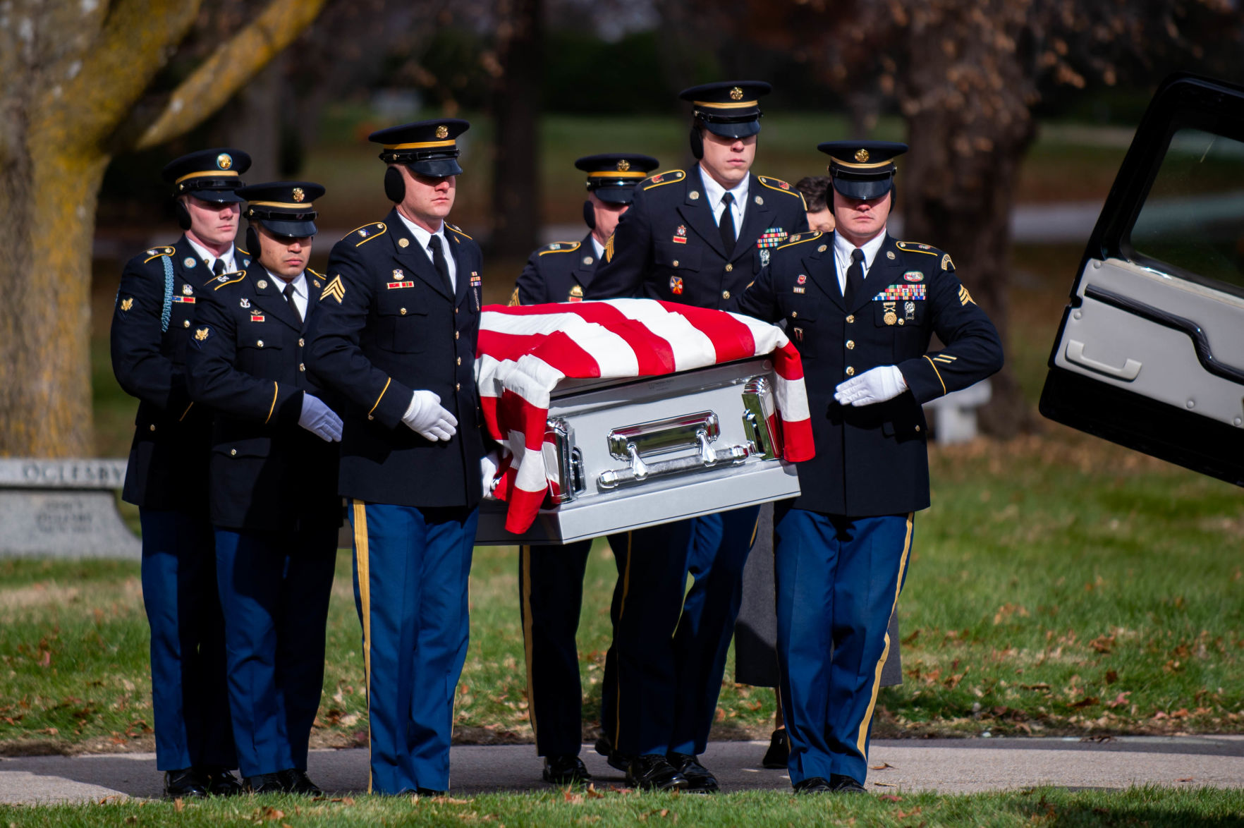 Sgt. Eugene G. McBride burial, 11.12.18